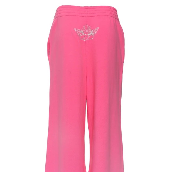 Boys Lie Electric Love Wide Leg Sweatpant Bright Pink NWT - Picture 2 of 4